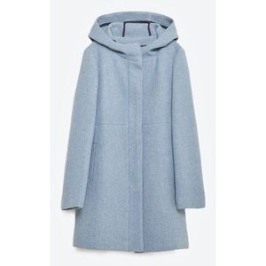 Zara Light Blue Coat